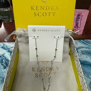 Kendra Scott Haven Heart Silver Chain Necklace